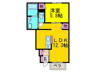 サクラメゾンの物件間取画像